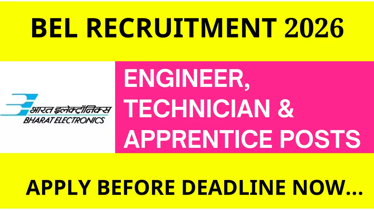 BEL Recruitment 2026 Apply Online @ bel-india.in – Important Dates & Eligibility