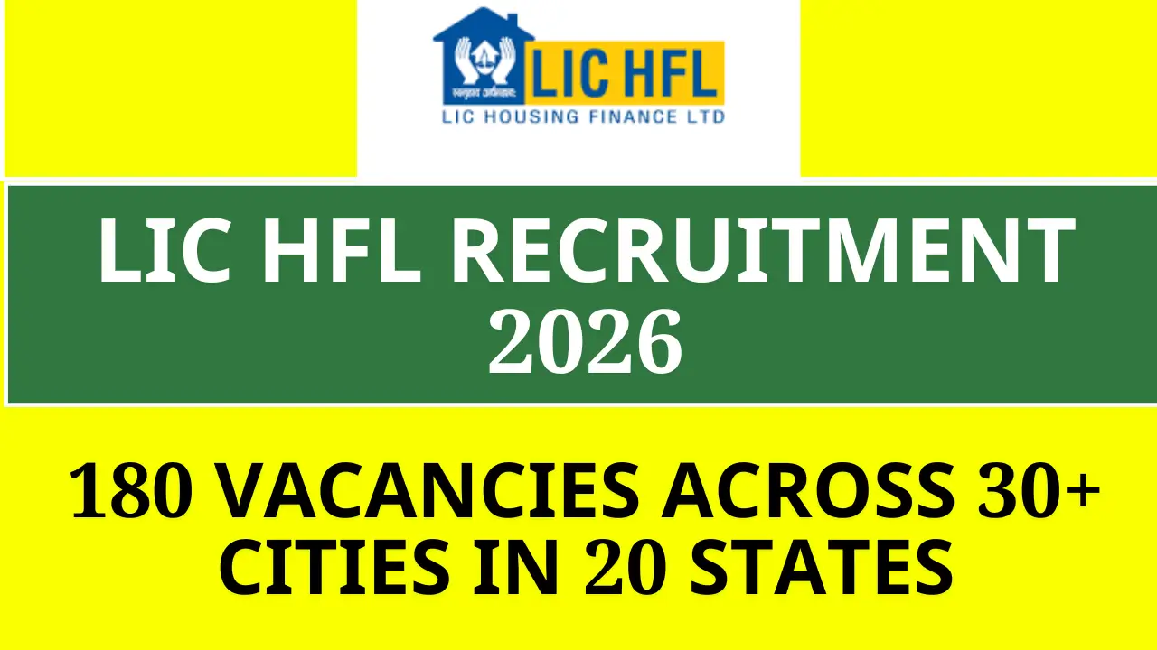 LIC HFL Recruitment 2026 Apply Online @ lichousing.com – Important Dates