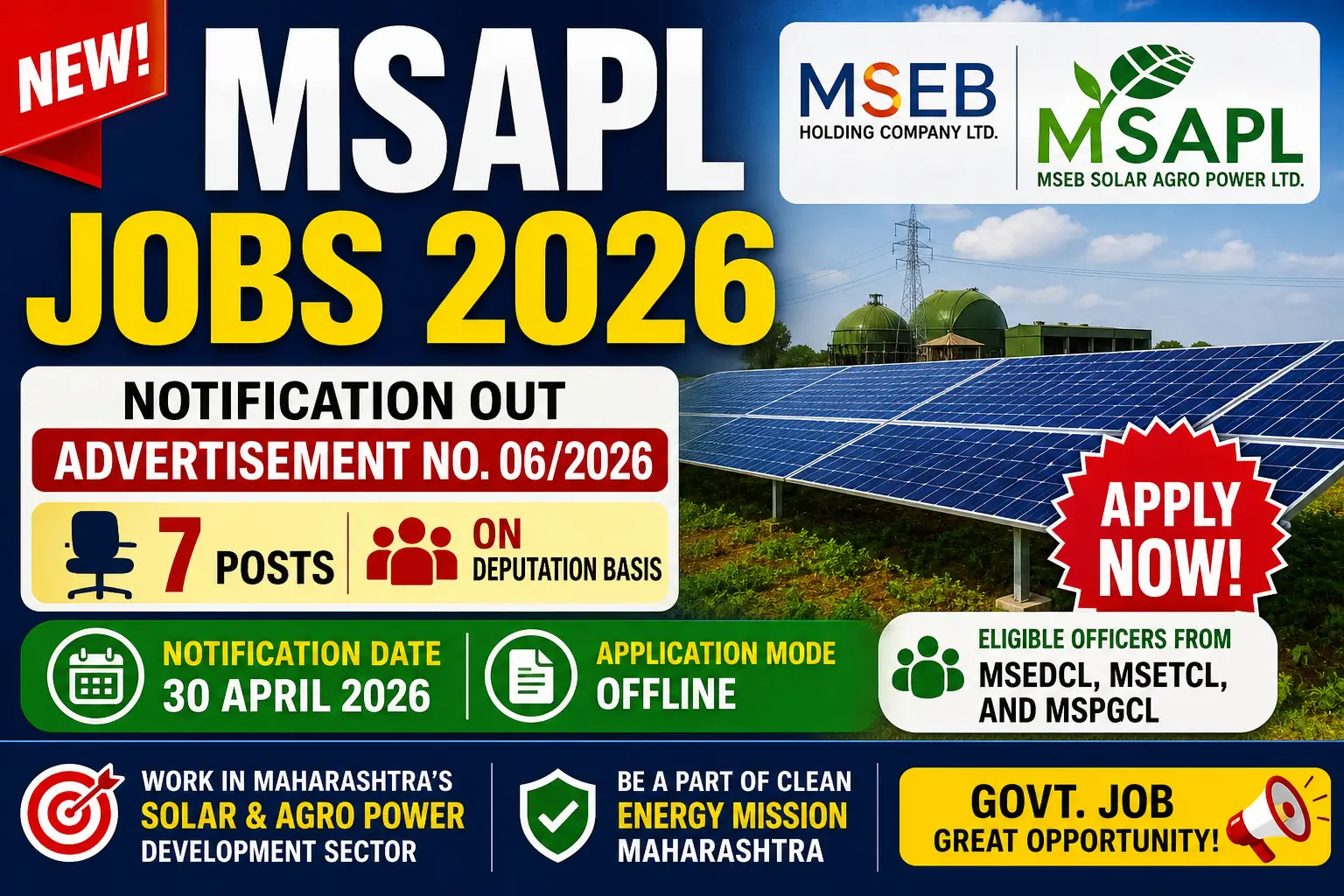 MSAPL Jobs 2026: Apply Online @ msapl.co.in – Important Dates & Eligibility