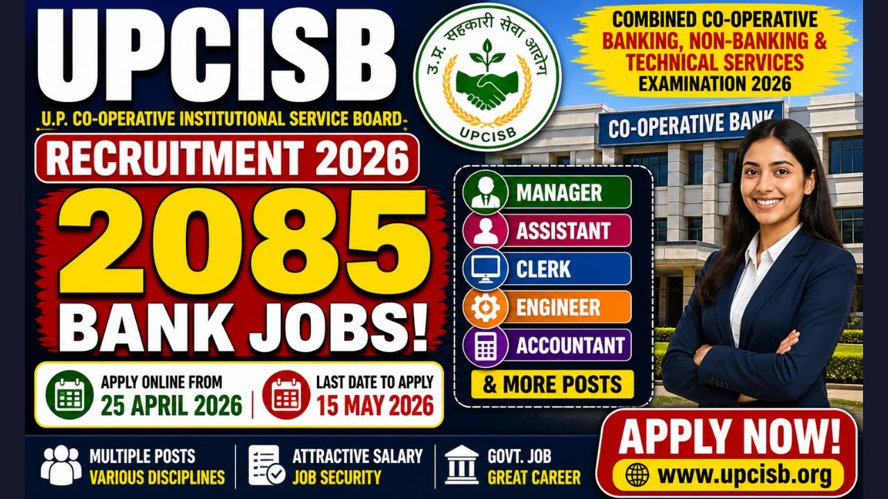 UP Cooperative Bank Various Post Recruitment 2026
